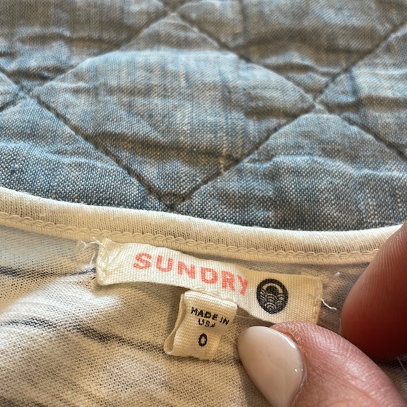 Sundry cotton drawstring waist dress - Picture 3 of 4